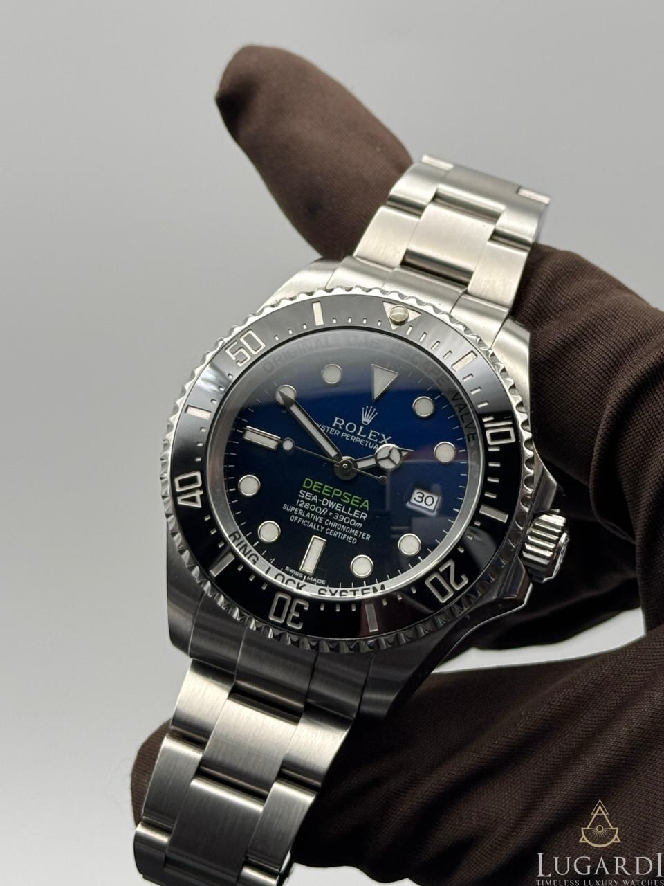 Rolex Sea-Dweller Deepsea 116660 James Cameron worn on wrist showing 44mm size and presence