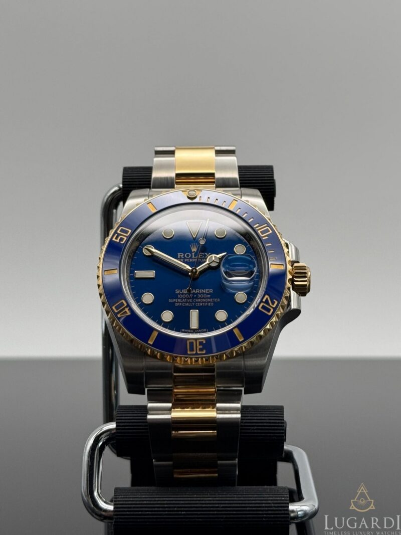 Rolex Submariner Date 116613LB blue dial two-tone Rolesor bracelet