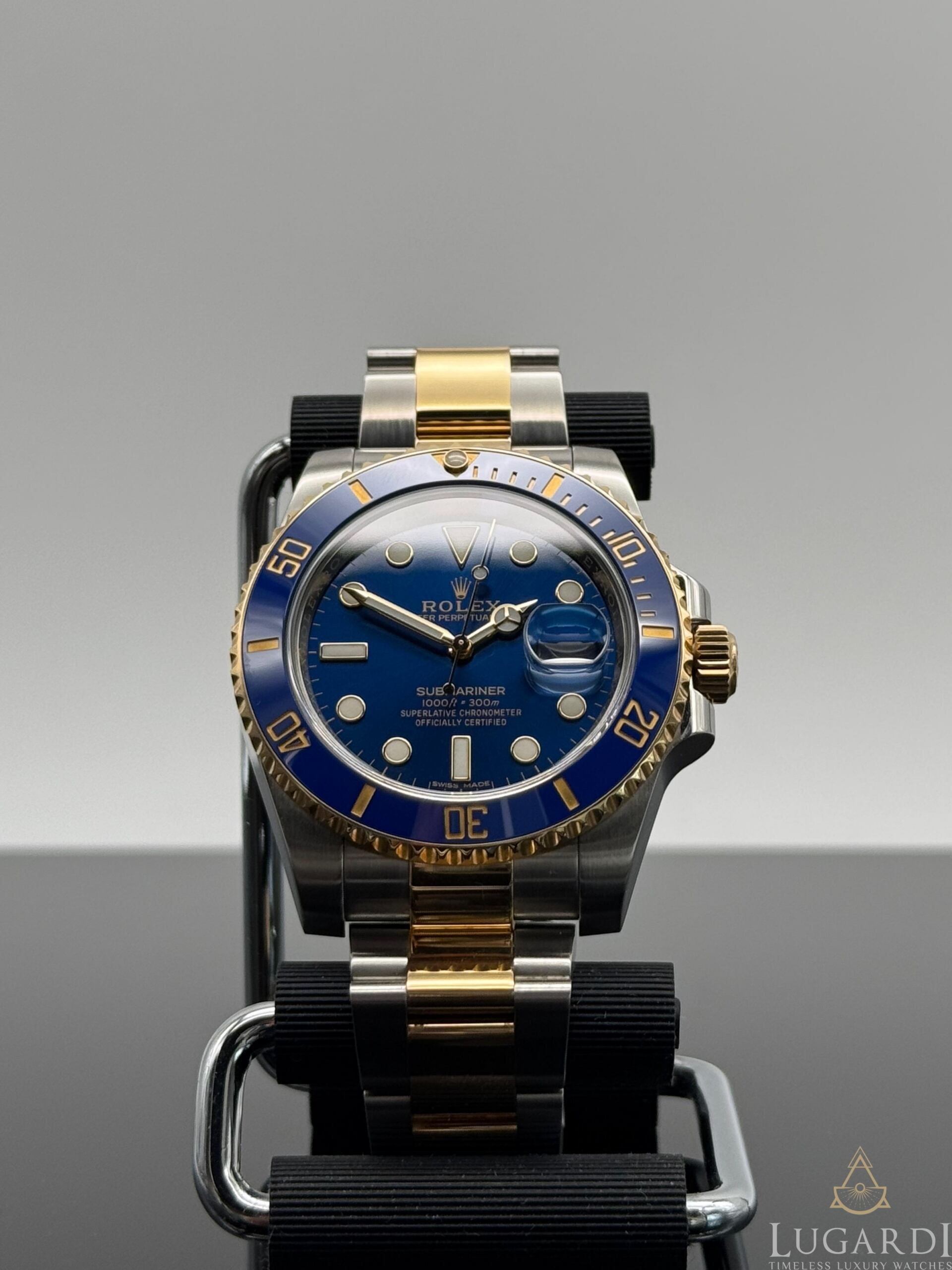 Rolex Submariner Date 116613LB blue dial two-tone Rolesor bracelet
