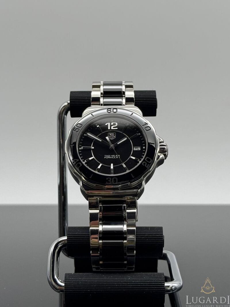 TAG Heuer Formula 1 WAH1210 black dial steel and ceramic bracelet